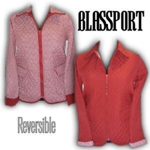 Blassport Bill Blass Quilted Reversible Zip Up
